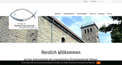 Desktop Screenshot of evangelisch-in-duelmen.de